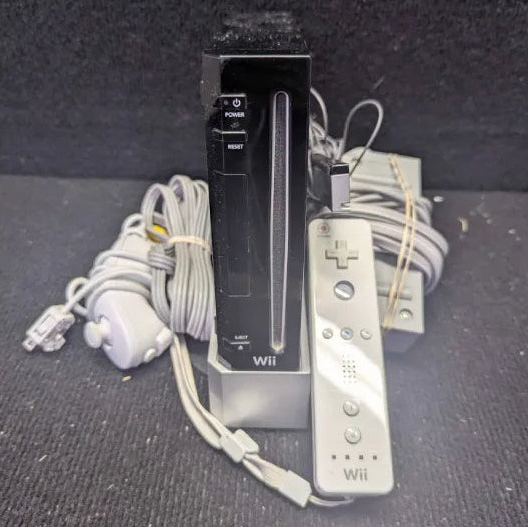 Nintendo Wii Bundle Console: Black - (Tested & Ready To Play)