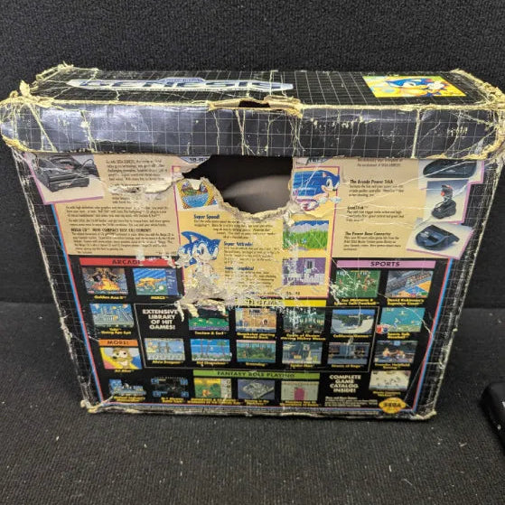 Sega Genesis Console Model 1 - 16-bit Entertainment System + Sonic Game (IN BOX)