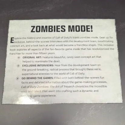 Call of Duty Black Ops Zombies: The Art of Treyarch