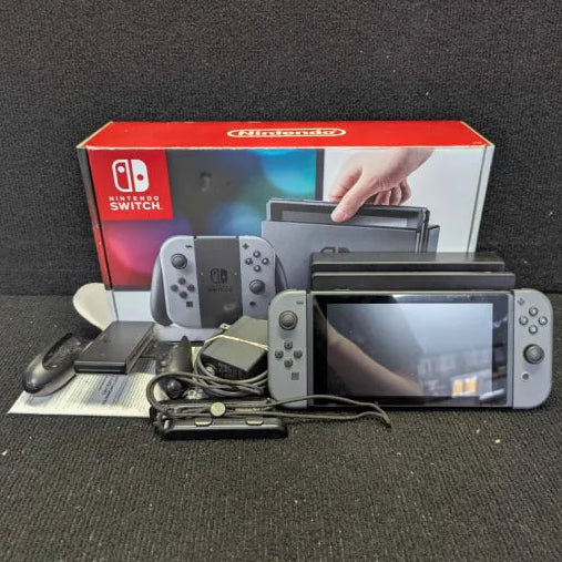 Nintendo Switch Console (Grey) - Tested & Ready To Play - IN BOX
