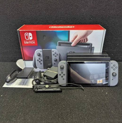 Nintendo Switch Console (Grey) - Tested & Ready To Play - IN BOX