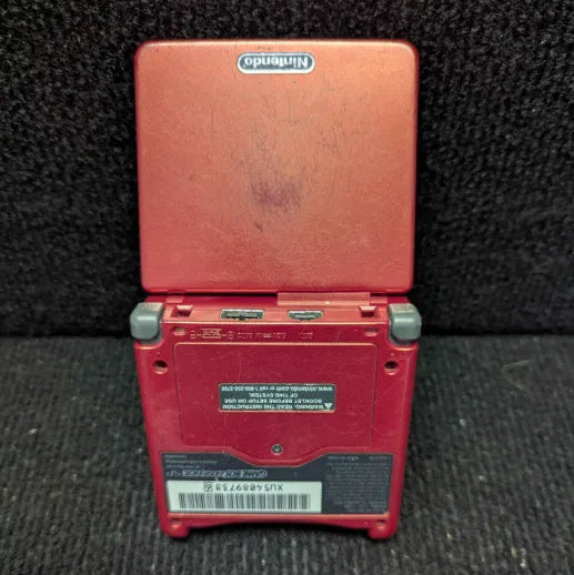 Gameboy Advance SP - Flame Red (Tested & Ready To Play)