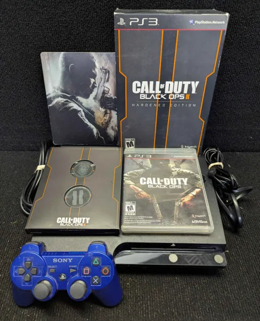 Playstation 3 Console - (Tested - Ready To play) + COD Black ops II Hardened Edition