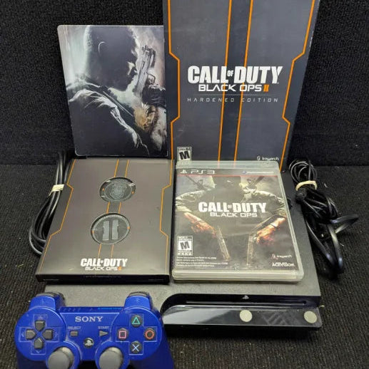 Playstation 3 Console - (Tested - Ready To play) + COD Black ops II Hardened Edition