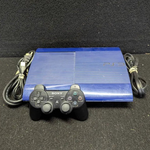 Playstation 3 Console (blue) - (Tested - Ready To Play)