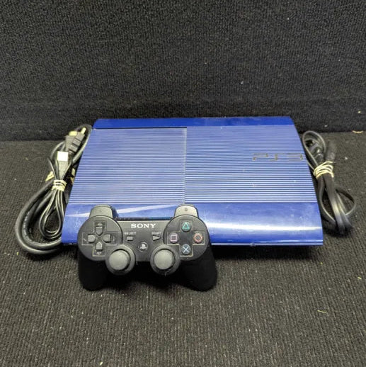 Playstation 3 Console (blue) - (Tested - Ready To Play)