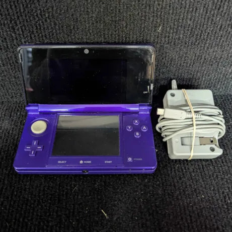 Nintendo 3DS Console - Midnight Purple - Tested Ready to Play