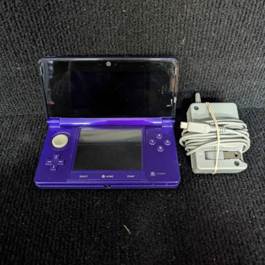 Nintendo 3DS Console - Midnight Purple - Tested Ready to Play