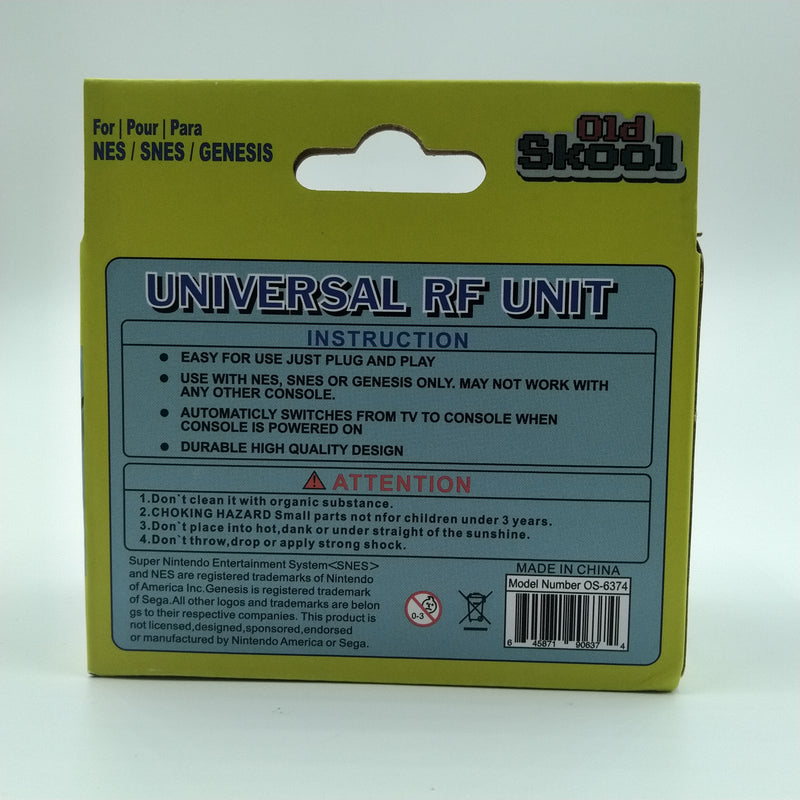 Old Skool Universal RF Unit for Nintendo, Super Nintendo, & Sega Genesis 1