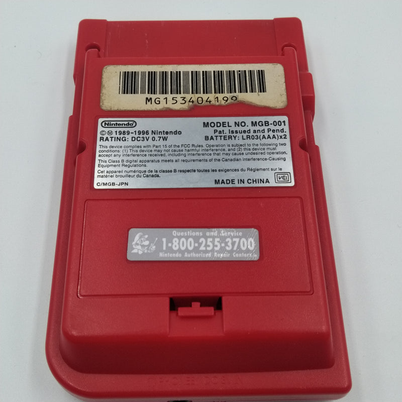 Nintendo Gameboy Pocket - Red (Tested)
