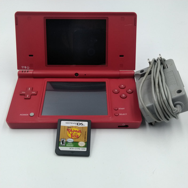 Nintendo DSI Phineas & Ferb Console Bundle - Red (Ready To Play)