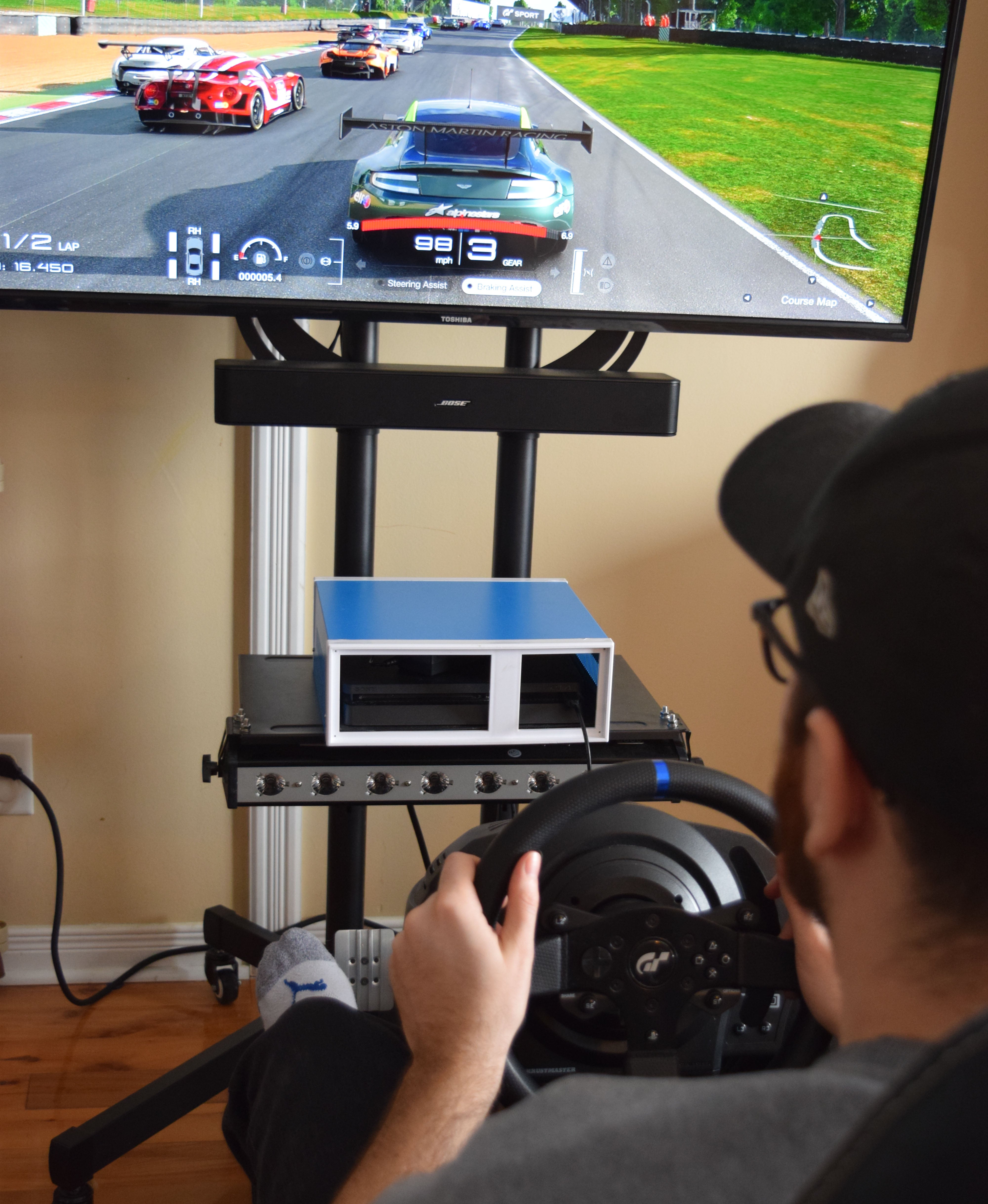 Racing Simulator Seat with Racing Games (PlayStation Compatible) Rental