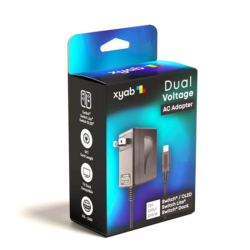 Dual Voltage Ac Adapter for Nintendo Switch