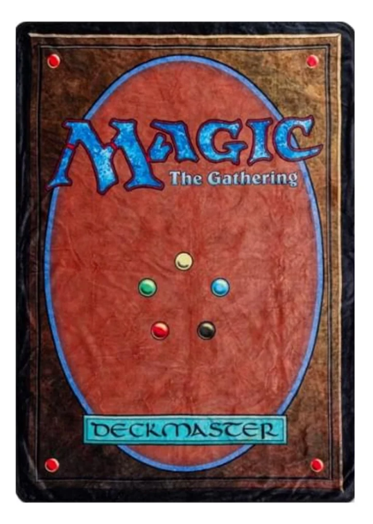 MTG Card Back Fleece Throw Blanket