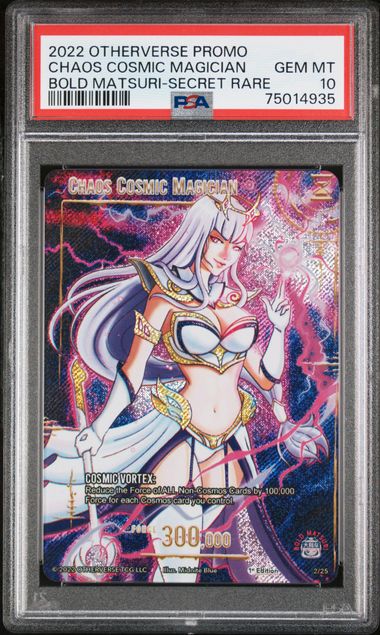 GRADED [PSA 10] 2022 OTHERVERSE PROMO CHAOS COSMIC MAGICIAN BOLD MATSURI-SECRET RARE