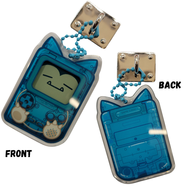 Snorlax Gameboy Pokemon Keychain