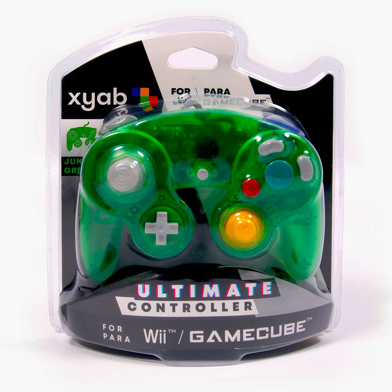 Wired Controller for Wii/Gamecube - Jungle Green