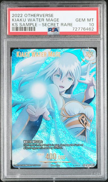 GRADED [PSA 10] 2022 OTHERVERSE KICKSTARTER SAMPLE KIAKU WATER MAGE KS SAMPLE-SECRET RARE