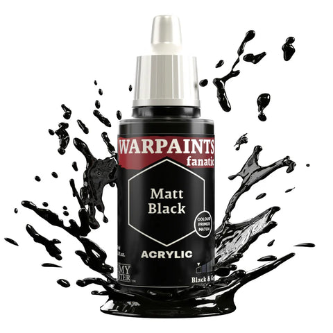 Matt Black: Warpaints Fanatic Acrylic