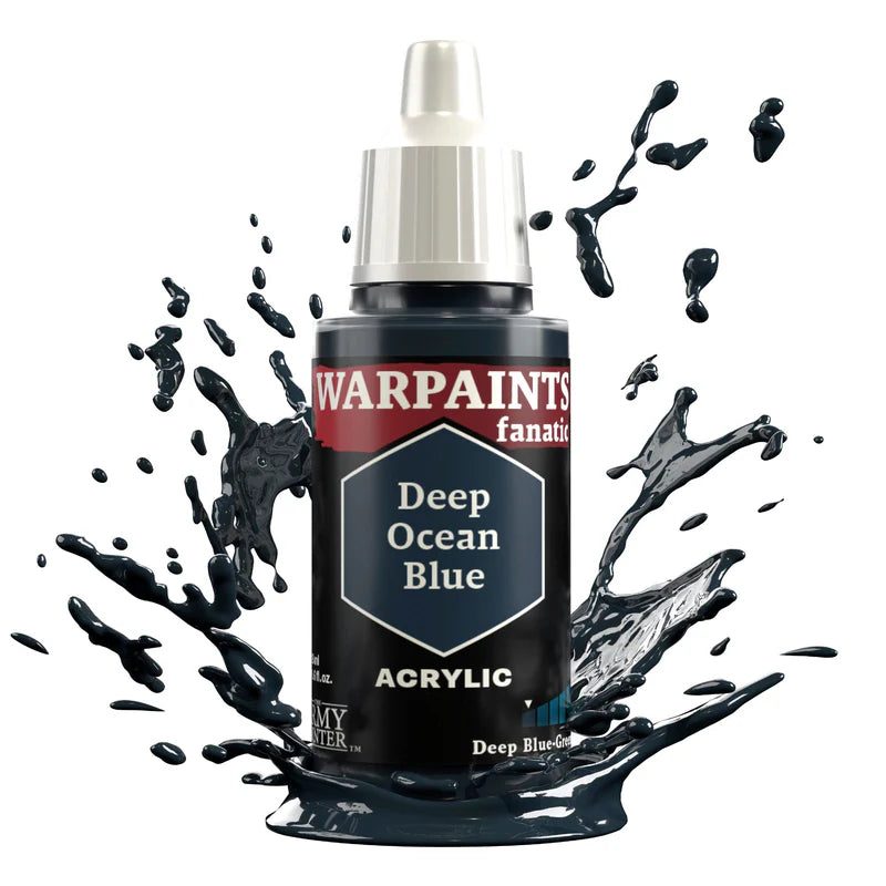 Deep Ocean Blue: Warpaints Fanatic Acrylic