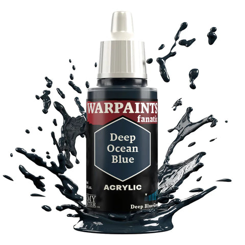 Deep Ocean Blue: Warpaints Fanatic Acrylic