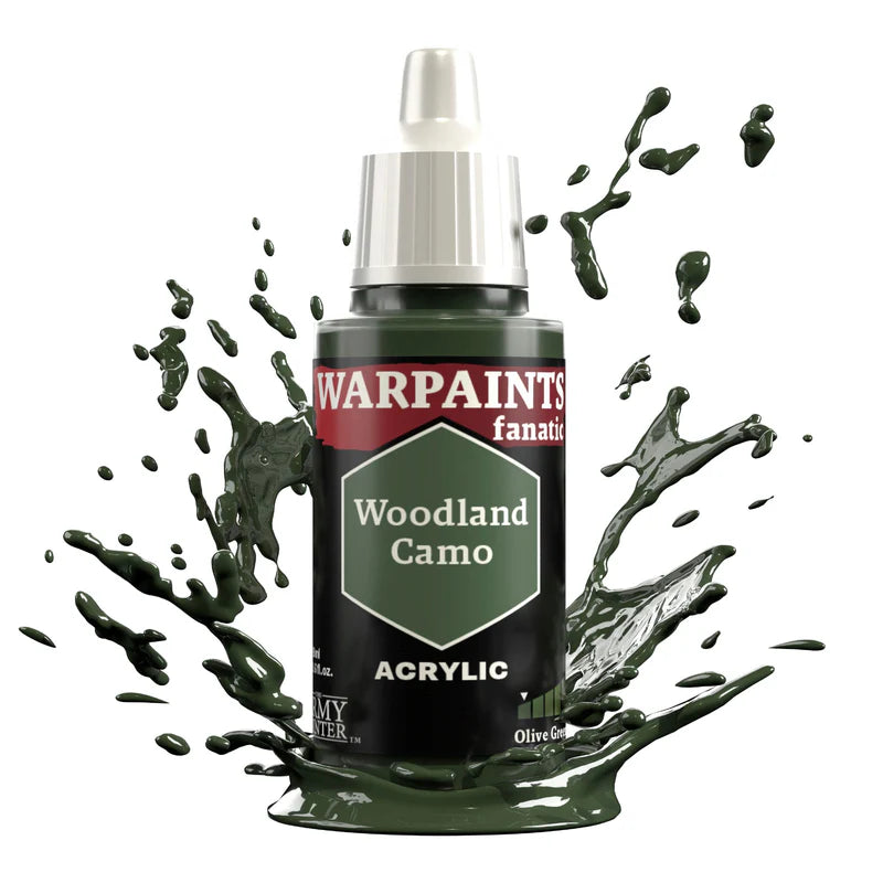 Woodland Camo: Warpaints Fanatic Acrylic