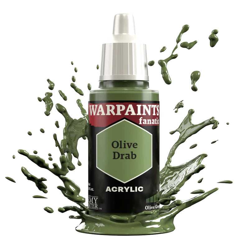 Olive Drab: Warpaints Fanatic Acrylic