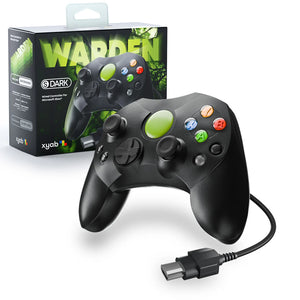 Warden Wired Controller for Xbox Original - Black