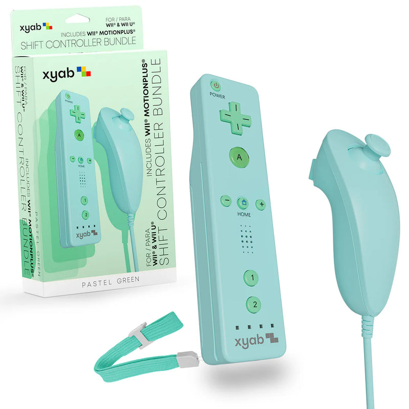 Wii Wireless Controller Bundle - Pastel Green