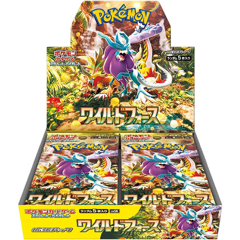 Pokemon Wild Force Japanese Booster Box sv5K