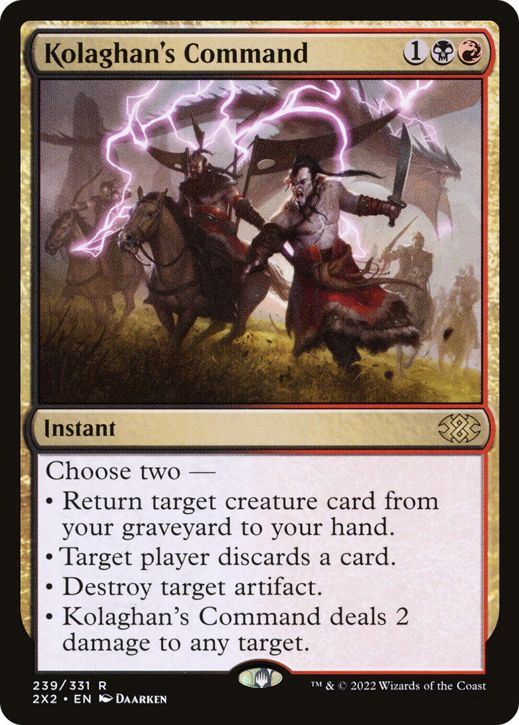Kolaghan's Command [Double Masters 2022]