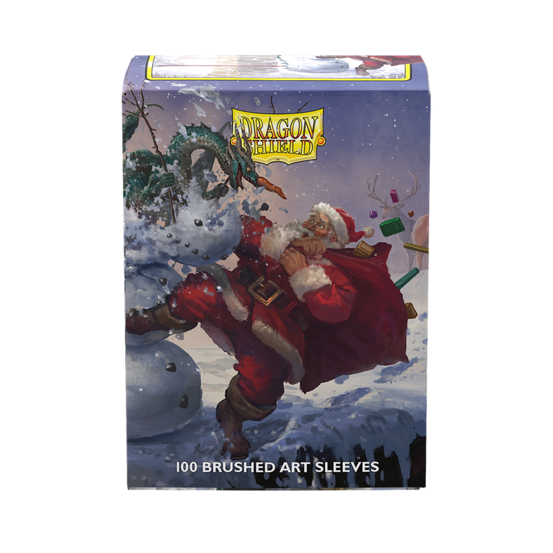 Dragon Shield: Standard 100ct Brushed Art Sleeves - Christmas 2025