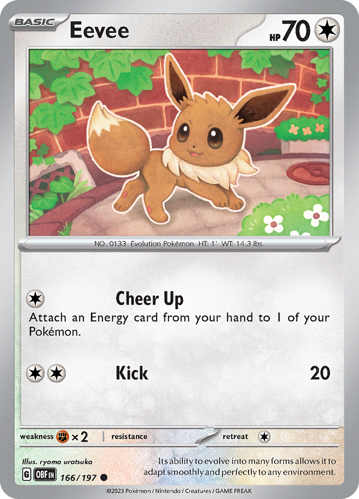 Eevee (166/197) [Scarlet & Violet: Obsidian Flames]