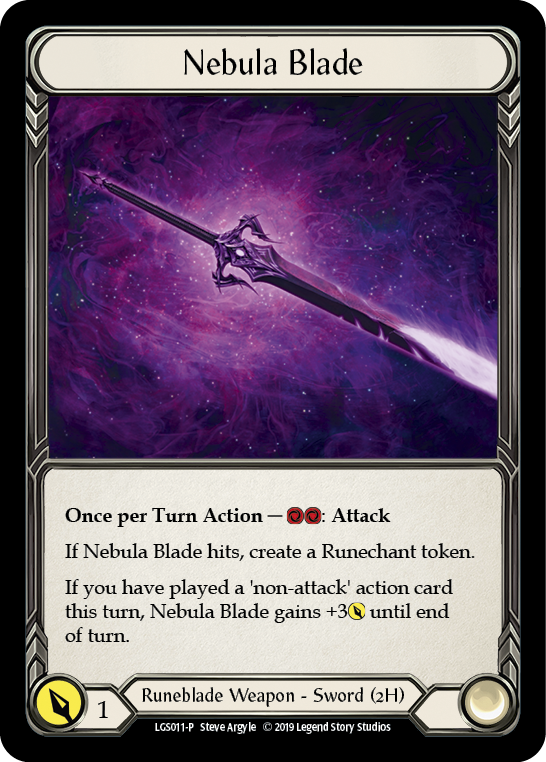 Nebula Blade [LGS011-P] (Promo)  1st Edition Cold Foil