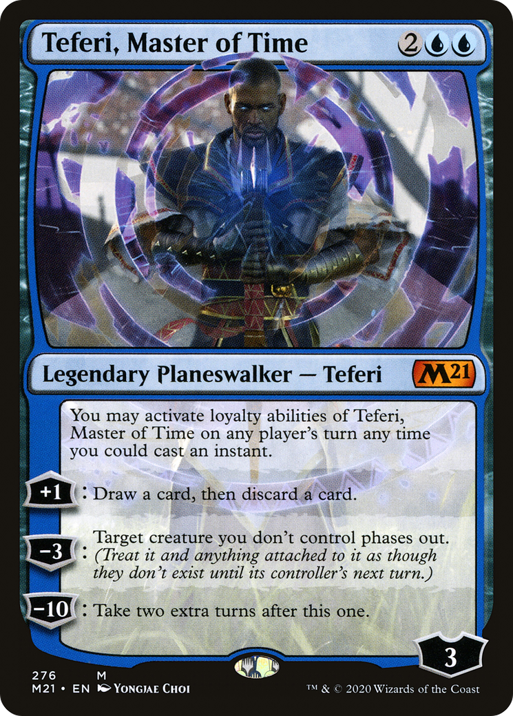 Teferi, Master of Time (Promo Pack) (276) [Core Set 2021 Promos]