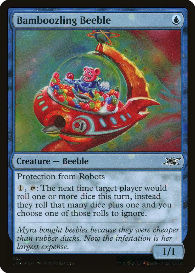 Bamboozling Beeble (Galaxy Foil) [Unfinity]