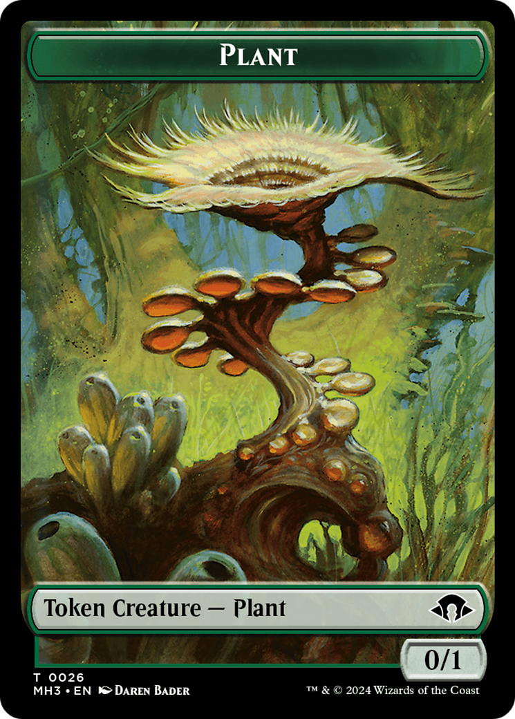 Plant // Energy Reserve Double-Sided Token [Modern Horizons 3 Tokens]