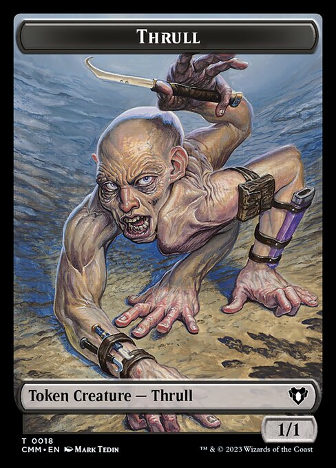 Servo // Thrull Double-Sided Token [Commander Masters Tokens]