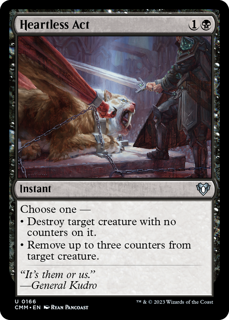 Heartless Act [Commander Masters]