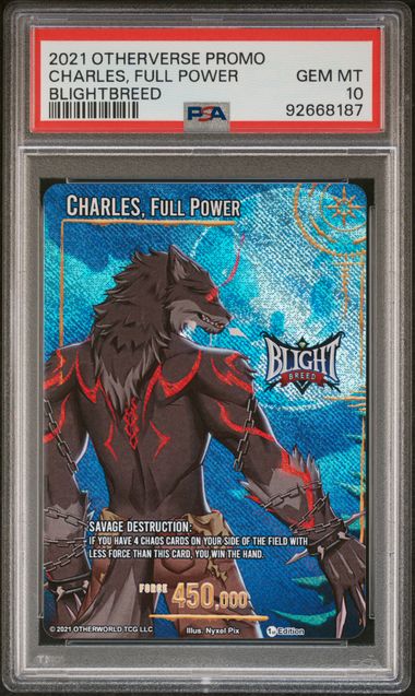 GRADED [PSA 10] 2021 OTHERVERSE PROMO CHARLES, FULL POWER BLIGHTBREED