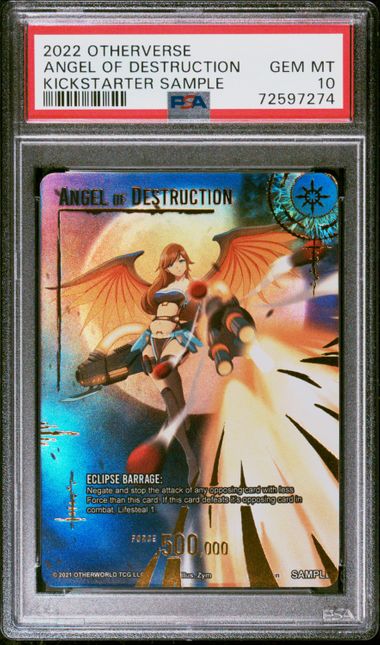 GRADED [PSA 10] 2022 OTHERVERSE KICKSTARTER SAMPLE ANGEL OF DESTRUCTION KICKSTARTER SAMPLE