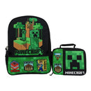 Minecraft School Backpack Set for Kids with Lunch Bag -16"