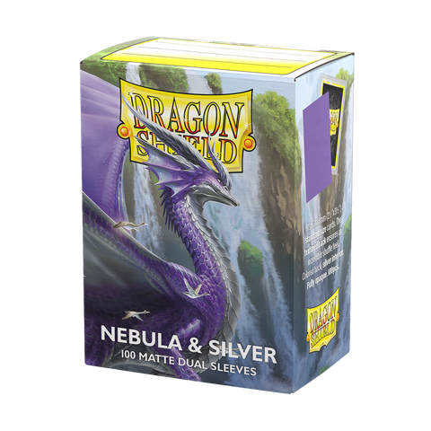 Dragon Shield: Standard 100ct Sleeves - Nebula & Silver (Dual Matte)