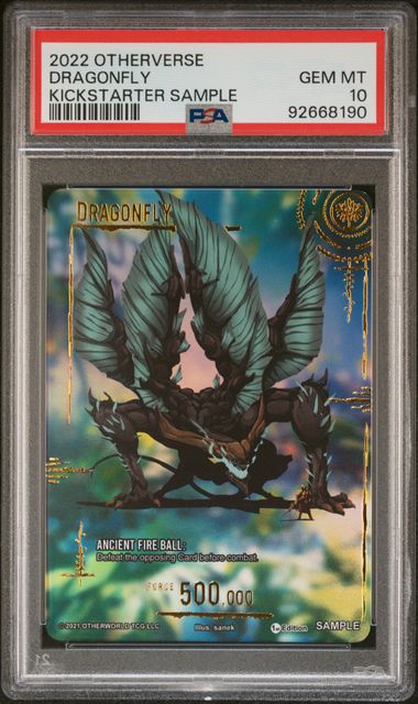 GRADED [PSA 10] 2022 OTHERVERSE KICKSTARTER SAMPLE DRAGONFLY KICKSTARTER SAMPLE
