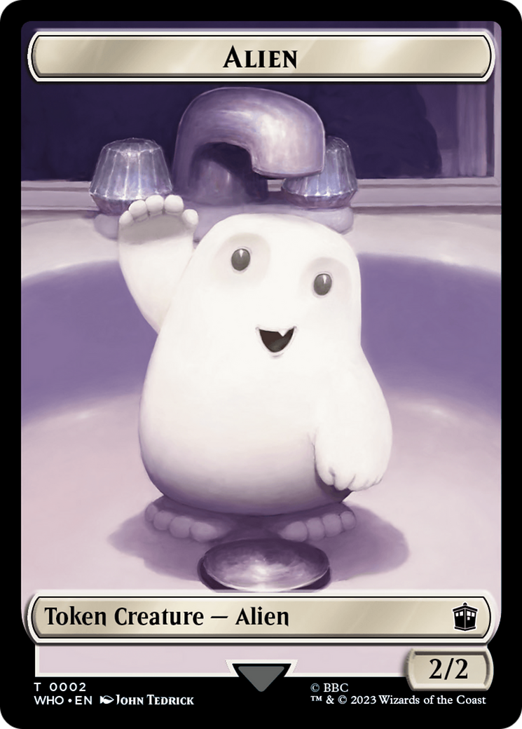 Alien // Treasure (0031) Double-Sided Token [Doctor Who Tokens]