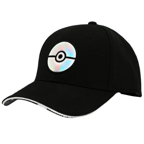 Pokeball Black Elite Holographic Baseball Cap - Snapback Hat