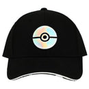 Pokeball Black Elite Holographic Baseball Cap - Snapback Hat