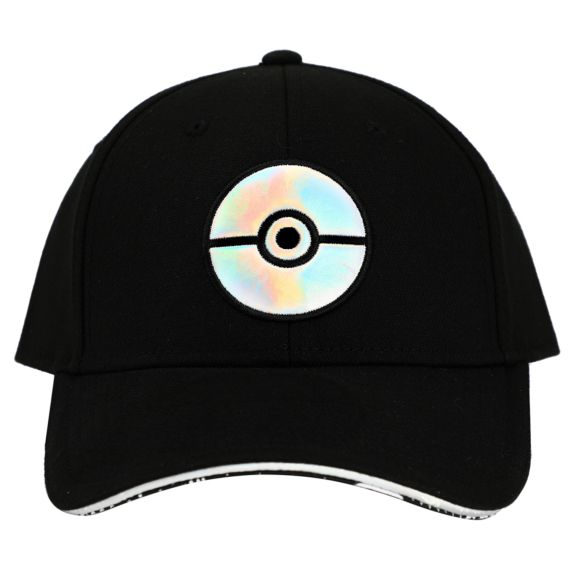 Pokeball Black Elite Holographic Baseball Cap - Snapback Hat