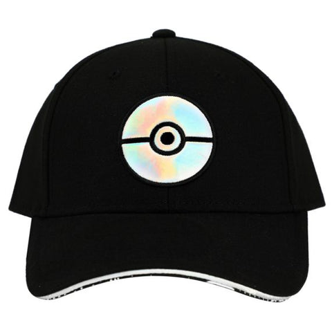 Pokeball Black Elite Holographic Baseball Cap - Snapback Hat