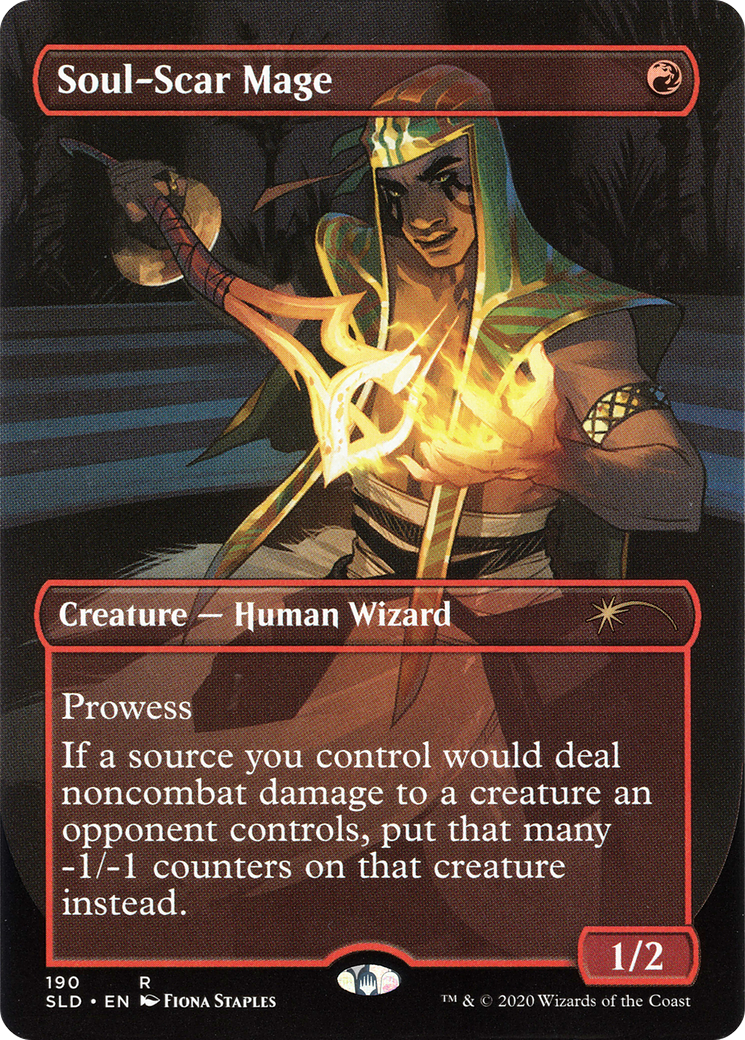 Soul-Scar Mage (Borderless) [Secret Lair Drop Series]